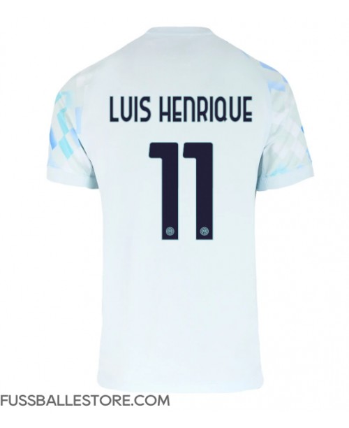 Günstige Inter Milan Luis Henrique #11 Auswärtstrikot 2025-26 Kurzarm Günstige Inter Milan Luis Henrique #11 Auswärtstrikot 2025-26 Kurzarm